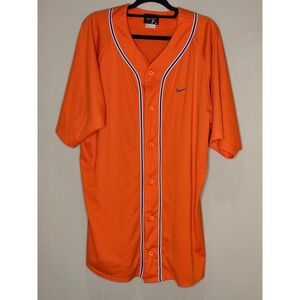 Vintage Y2K Nike Baseball Jersey Athletic Shirt Mens XL Streetwear